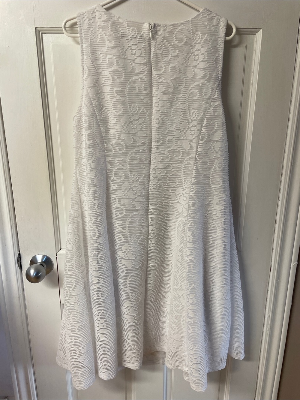 Lane Bryant white sleeveless fit&flare midi dress NWT women’s size 14-16 - Picture 7 of 14